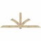 Ekena Millwork Redmond Rough Sawn Timber Gable Bracket, Douglas Fir, 108"W x 40"H x 2"D x 6"F, 9/12 Pitch GBW108X40X0206RED00RDF - alternate 1